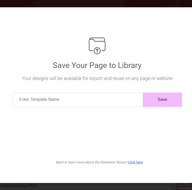 Naming template in Elementor
