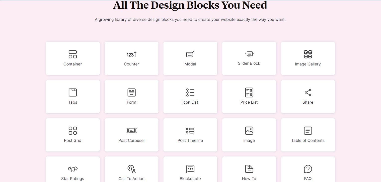 Spectra blocks and extensions