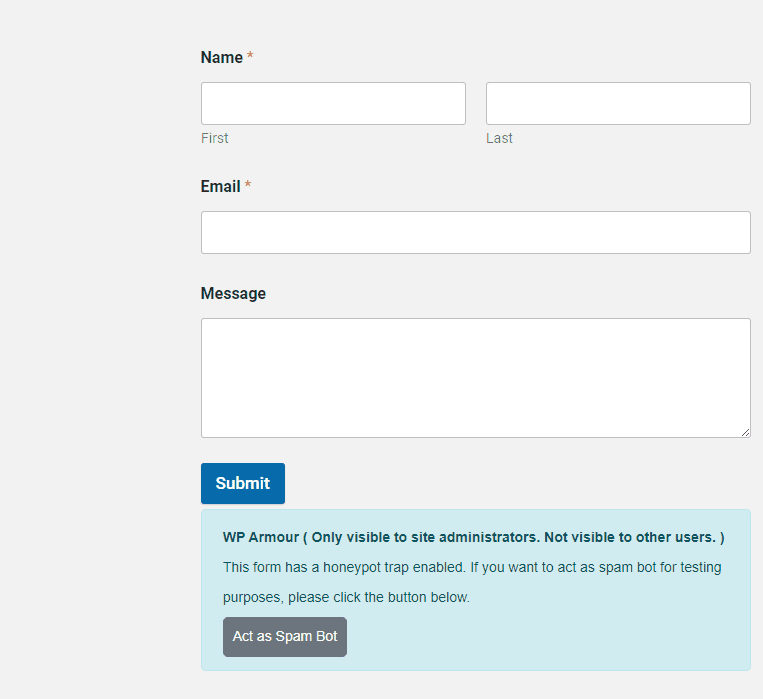 Checking WP Armour is activated on frontend